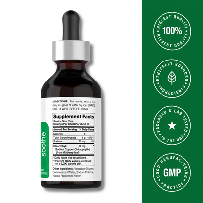 Soothe Liquid Chlorophyll Drops